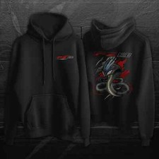 Felpa con cappuccio moto