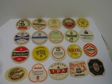 20 Sottobicchieri Pubblicitari Vintage Bevande Birra Hotel Eventi Usati COSÌ SONO LOTTO D