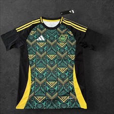 Maglia Calcio Jamaica 2024 | 2025 Away Taglia Media Uomo Maglia Nazionale Verde