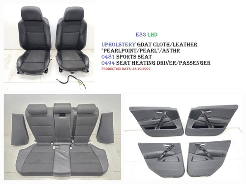 Bmw e83 set sedili - bmw, x3