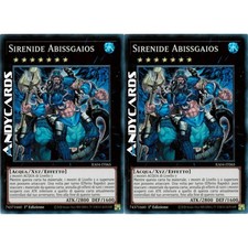 SIRENIDE ABISSGAIOS 2x (Mermail Abyssgaios) Super R • RA04 IT065 • 1Ed • Yugioh!