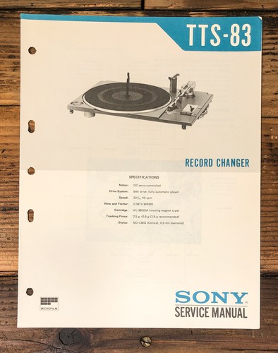 Sony tts - sony, tts-83