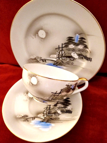 Vintage japanese kutani tea - vintage,