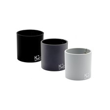 KalaMitica - Set di 3 Cilindri Magnetici 6,5 cm - Ghiaccio, Piombo, Nero (I1o)