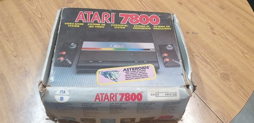 Atari 7800 con box manuale - con, e