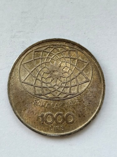 Moneta 1000 lire roma capitale - moneta,