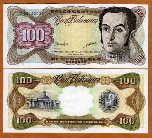 Venezuela 100 bolivares - venezuela,,