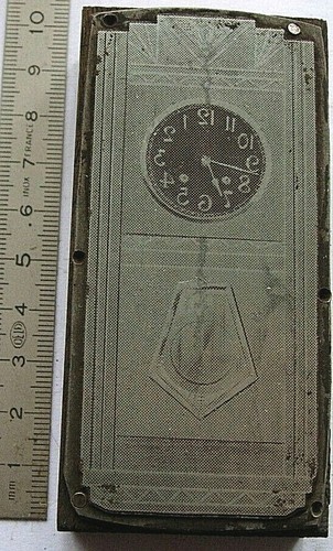 Piastra stampa orologio - piastra,