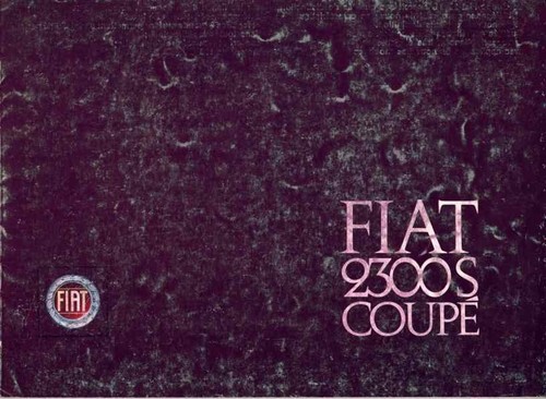 Catalogue brochure fiat - fiat, 2300