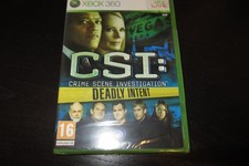CSI DEADLY INTENT XBOX 360