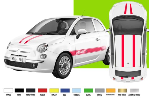 Fasce adesive fiat 500 abarth - fasce,