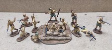 Soldatini WW2  El Alamein Italiani plastic painted G. Berselli 1/32  13 PCS L 1