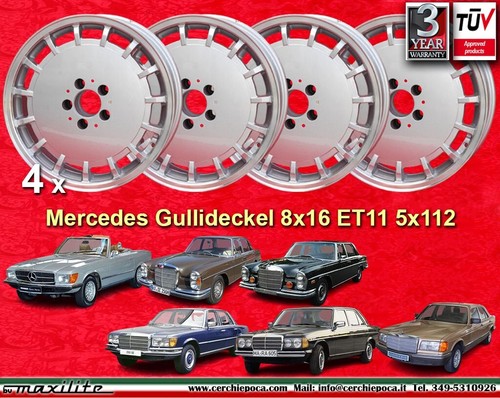 Cerchi mercedes gulli 8x16 - 4,