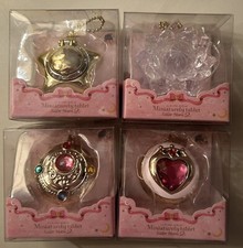 Sailor Moon Miniaturely Tablet Vol. 2 ALL 4 Set Case Compact Keychain Japan