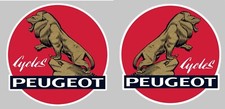 LOT 2 STICKERS CYCLES PEUGEOT