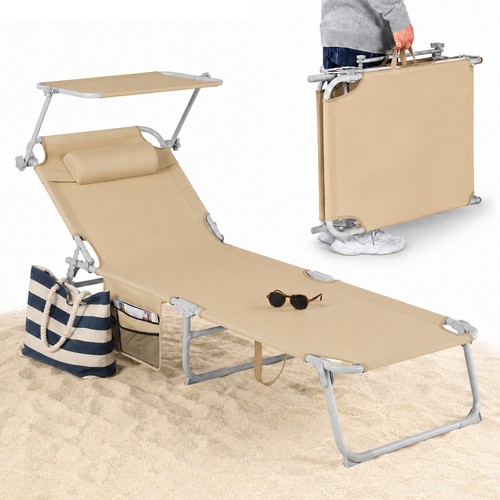 Lettino pieghevole spiaggia - lettino,