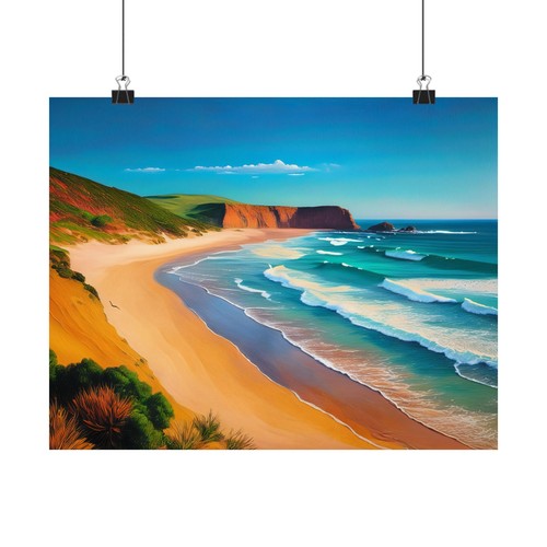 Stampa costiera bells beach - costiera,