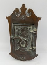 Antique Vintage Art Deco peep hole Speak Easy  Door Knocker Brass Pictures, Read