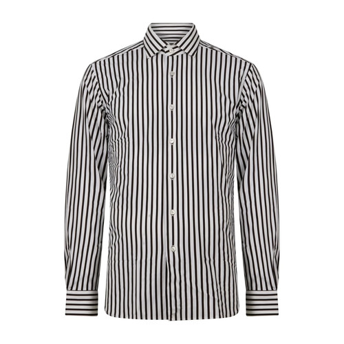 Xacus camicia bianca rigata - bianca,