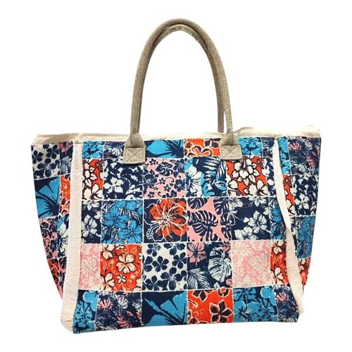 Borsa mare con frange 55x20x37 - mare,