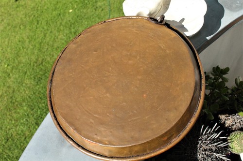 Grande vecchia casseruola in - casseruola,