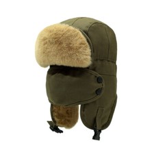 Uomo Falsa Pelliccia Ushanka
