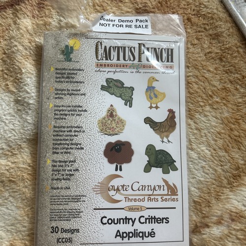 Applique cactus punch - applique,