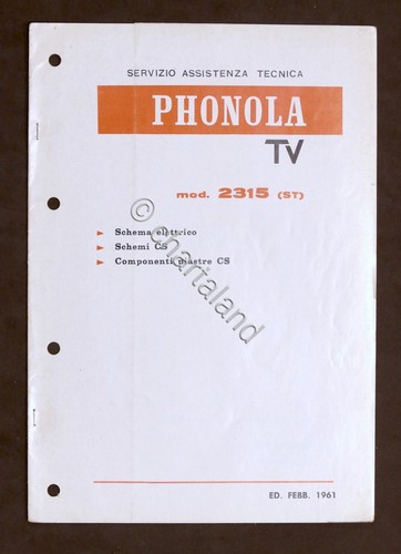 Radiotecnica phonola - tv,