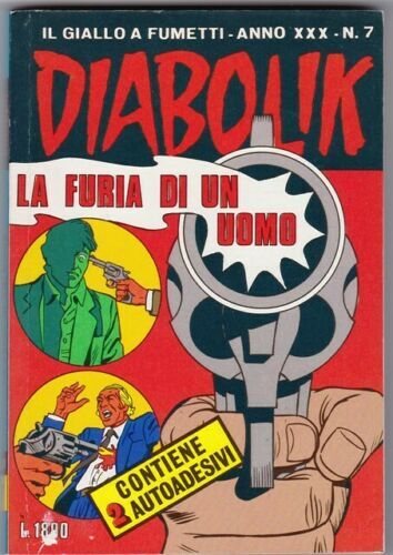 Fumetto diabolik anno xxx - diabolik,