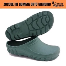 Zoccoli sanitari ciabatte in gomma o pvc sabot uomo donna per giardino e orto