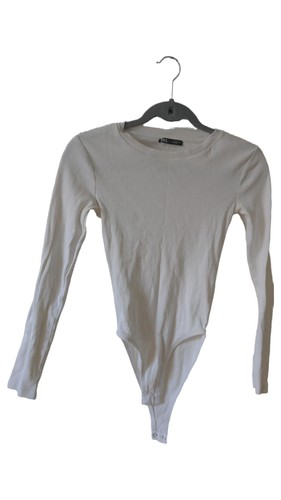 Zara body donna bianco - bianco, costine