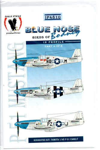 Decalcomanie ip4810 blue - decalcomanie, p-51