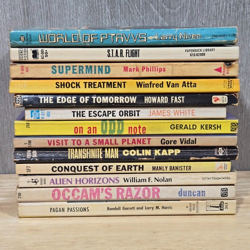 Vintage sci paperback lot - vintage,