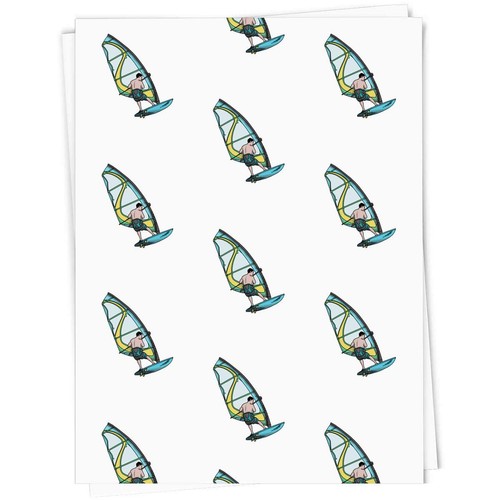 Windsurfer gift wrap - gift, /