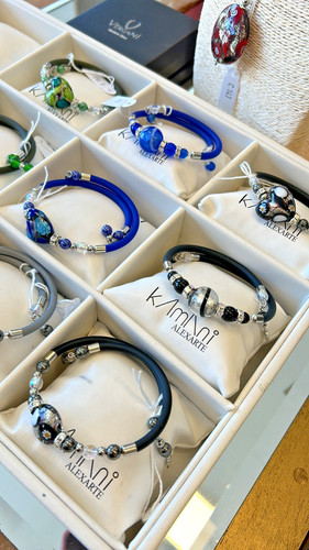 Bracciale vetro murano - di,
