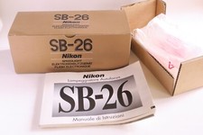 Nikon SB-26 SCATOLA VUOTA con Inserto, istruzioni italiano e astuccio SS-24