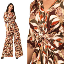 Womens Palace Floral Beige 3/4