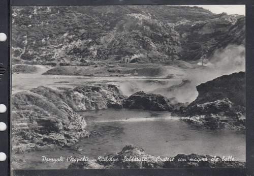 Cartolina pozzuoli vulcano - pozzuoli,