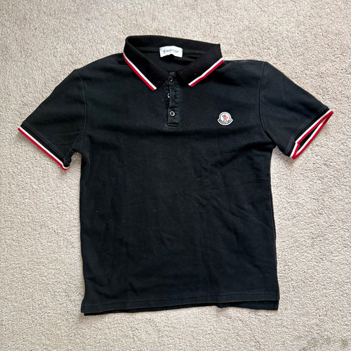 Polo moncler uomo nera - moncler,