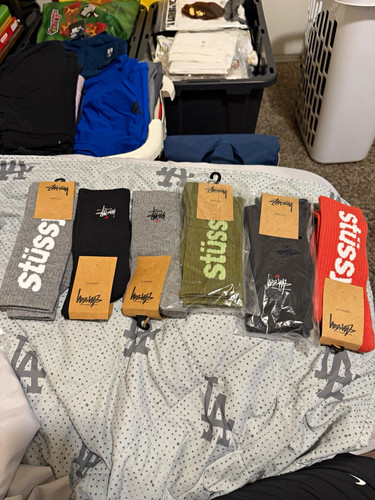 Calze stussy uomo crew logo - calze,