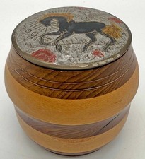 Black Prancing Horse Enamelled