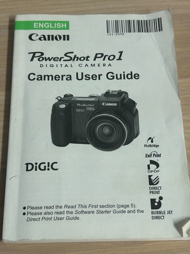 Canon powershot pro1 manuale - canon,