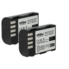 2x Batteria per Panasonic Lumix DMC-GH3GK DMC-GH3H DMC-GH3A DMC-GH3AGK 1100mAh 7,2V