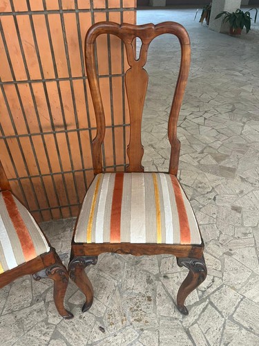 Coppia sedie 1950 noce - sedie, .