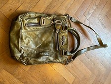 ETRO-Borsa in pelle verde con manici e tracolla cm 30x35