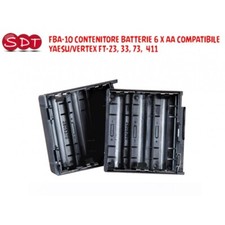 FBA-10 CONTENITORE BATTERIE 6 X AA COMPATIBILE YAESU/VERTEX FT-23, 33, 73, 411