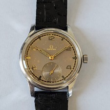 OMEGA-SUVERAN-1946-ACCIAIO-REF.2400-5-CAL.30 T2-CORONA ORIGINALE-CASSA A VITE