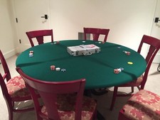 Copritavolo in feltro poker