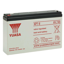 Yuasa NP7-6 6V 6 volt 7Ah 7
