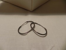 CREAZIONI - Orecchini in argento anello ovale - fatti a mano - BIJOUX